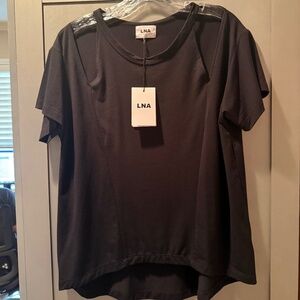 LNA Cutout Tee Black Size M